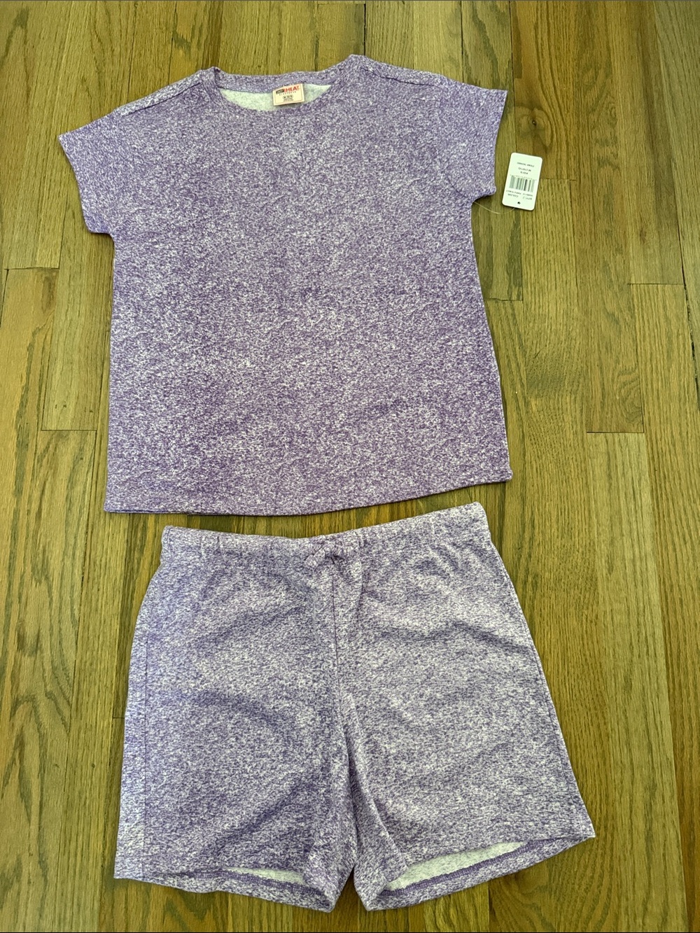 Brand new with tags*Girls’ 32 Degrees Purple Heather Short Sleeve Pajama Set